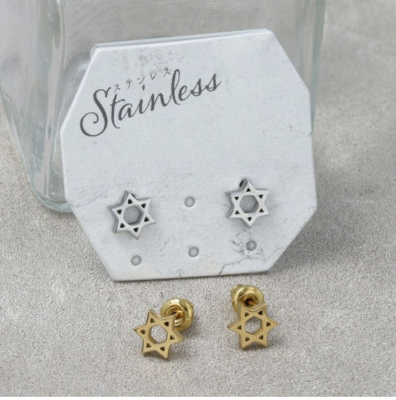 Khuyên tai Osewaya lục giác 22PP0526