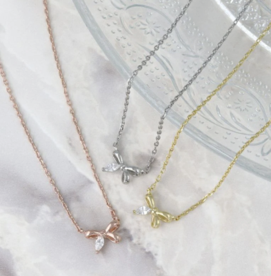 Dây chuyền Osewaya nơ dễ thương 24NP0483